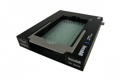 MCS Incub8 headstage with 96w plate - right front