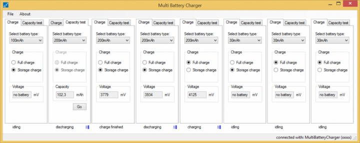Multi Battery Charger Software