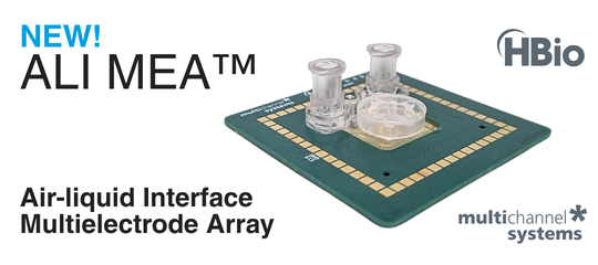 NEW: ALI MEA™ Air-liquid Interface Microelectrode Array NEW: ALI MEA™ Air-liquid Interface Microelectrode Array